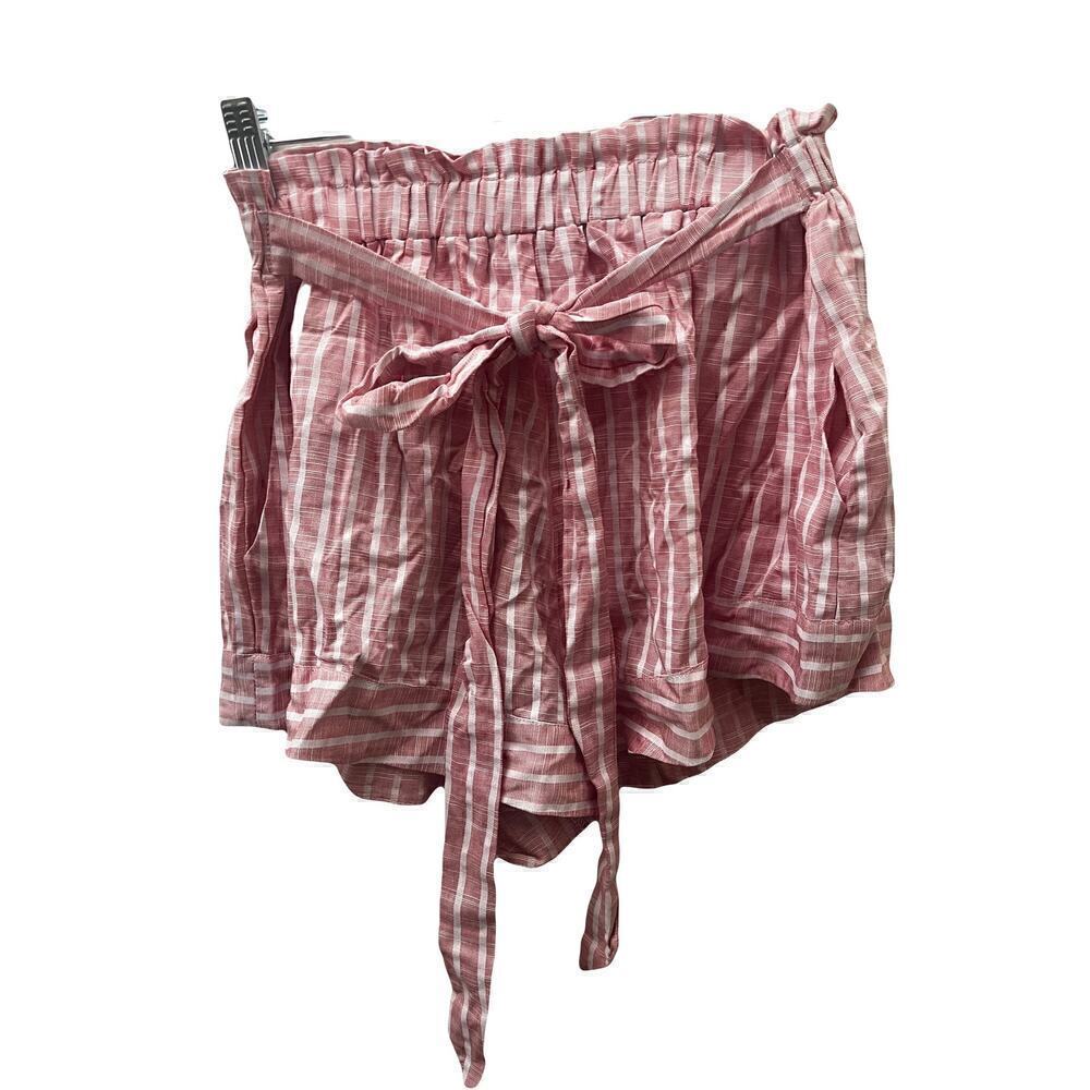 NWT Eberjey Amalfi Red Stripe Shorts Size Small - Picture 2 of 4
